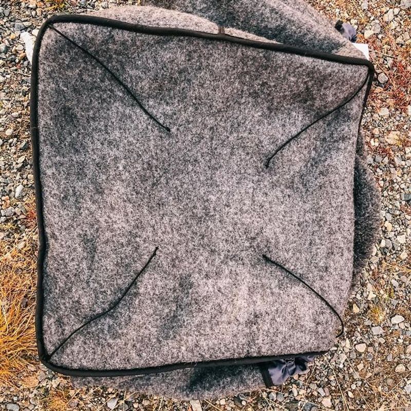 Canelana Cave 100% ull varmepose hund