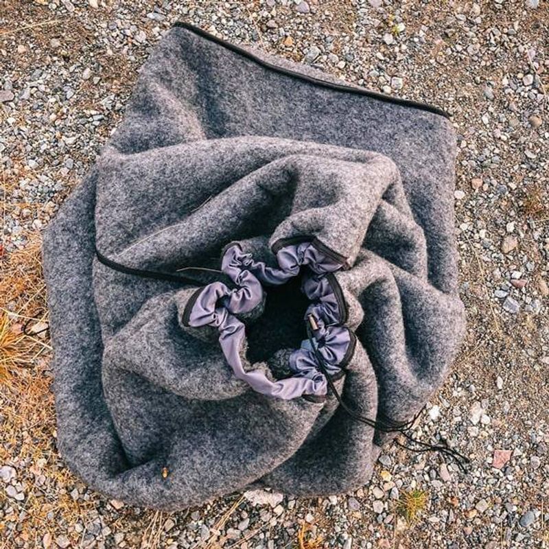 Canelana Cave 100% ull varmepose hund