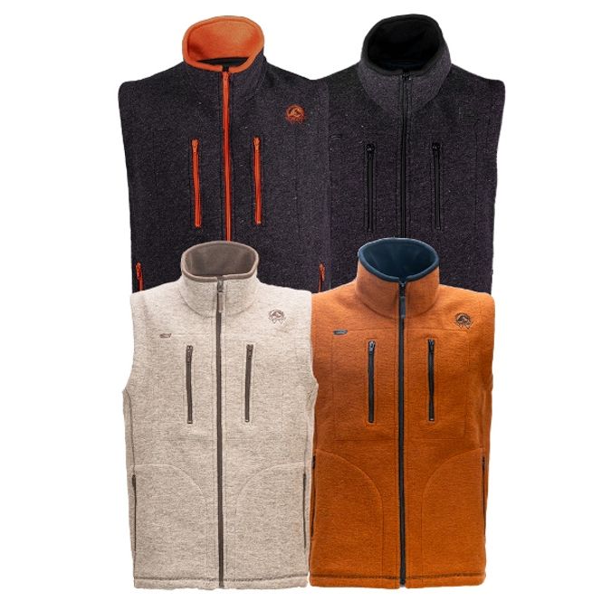 Main Image Stasch wool vest men's model
