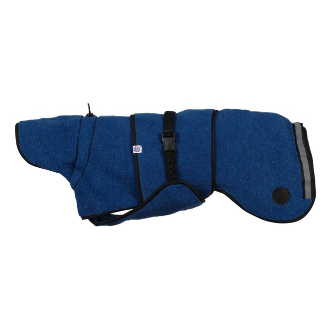 Main Image Lana blue - thin wool dog coat