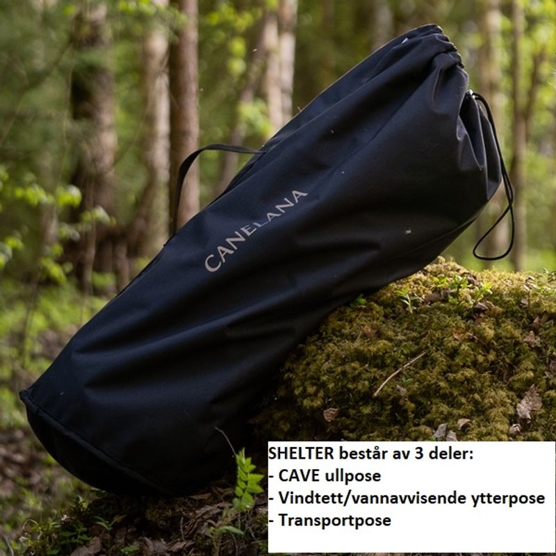 Canelana Shelter beskyttende vind-/varmepose hund