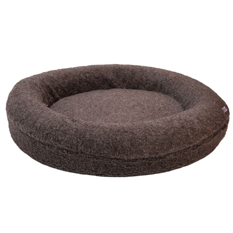 Canelana round dog bed 100% wool 